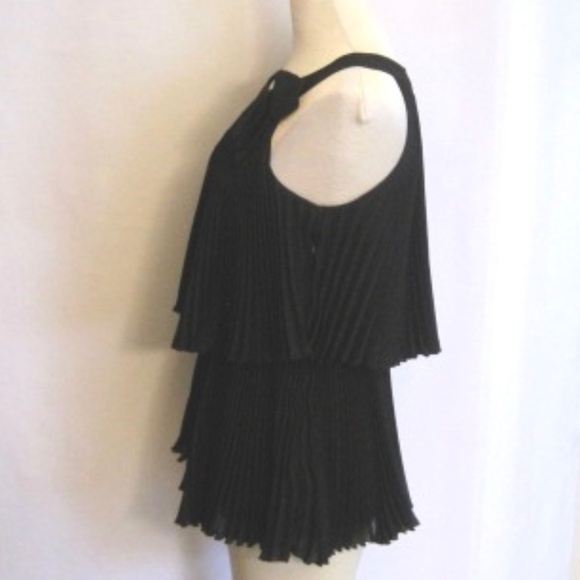 Authentic RED Valentino Halter Neck Pleated Top - Picture 3 of 6